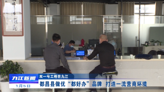【双“一号工程”在九江】都昌县做优“都好办”品牌，打造一流营商环境