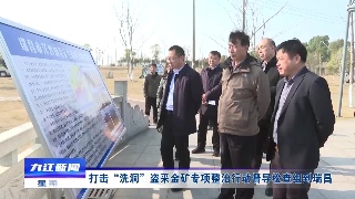国家督导检查组来浔检查打击“洗洞”盗采金矿专项整治工作