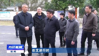 市领导调研督导创文、完整居住社区建设等工作