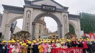 “赏樱花 品好茶 学古琴 习传统茶文化”——九江广电小记者走进九江茶市樱花节开展采风活动