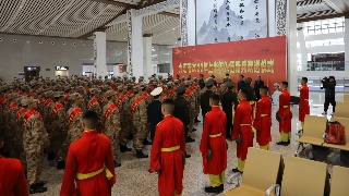 九江市欢送新兵奔赴军营