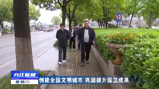 【创建全国文明城市 巩固提升国卫成果】市领导到柴桑区调研督导创文工作
