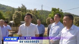 章剑飞到彭泽调研督导