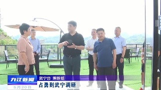 占勇到武宁调研