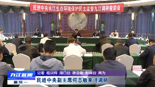 民进中央副主席何志敏来浔调研