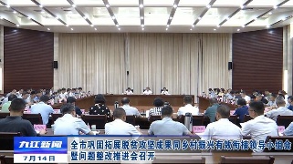 全市巩固拓展脱贫攻坚成果同乡村振兴有效衔接领导小组会暨问题整改推进会召开，徐绍荣出席会议