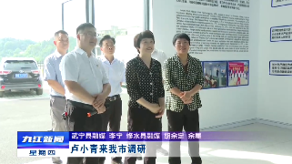卢小青来九江市调研