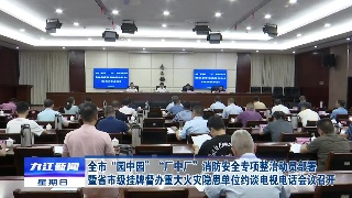 全市“园中园”“厂中厂”消防安全专项整治动员部署暨省市级挂牌督办重大火灾隐患单位约谈电视电话会议召开