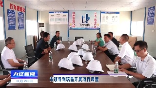 市领导到瑞昌开展项目调度