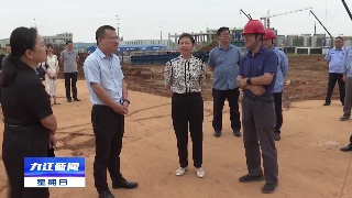 市领导到濂溪区调研重大项目建设情况