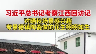 习近平总书记考察江西回访记：对晒秋场景感兴趣 夸景德镇陶瓷做的花生栩栩如生