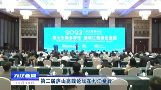 第二届庐山高端论坛在九江举行