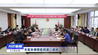 市政协调研组到湖口调研
