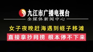 女子夜晚赶海遇到蛏子移滩，直接拿抄网捞 根本停不下来