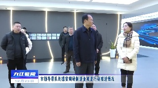 市领导带队到德安调研制造业攻坚行动推进情况