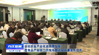 全市农业产业化高质量发展暨食品产业链工作现场推进会在濂溪区召开