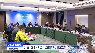 2023（江西·九江）长江国际黄金旅游带游轮产业招商研讨会举行
