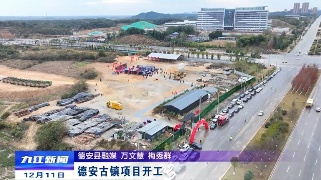 德安古镇项目开工，孙金淼出席