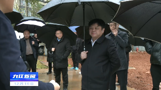 市领导调研督导水环境综合治理工作
