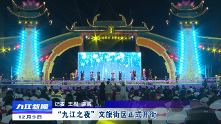 “九江之夜”文旅街区正式开街，孙金淼、严盛平出席