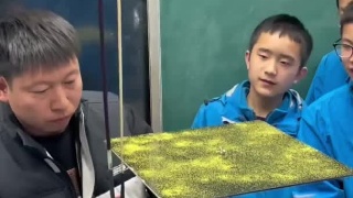 物理老师在课堂上用沙粒和二胡弓，巧妙还原出声音的“形状”