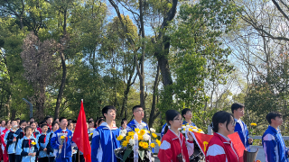 传承英烈遗志 赓续红色血脉——九江三中团委开展2024年“清明祭英烈”活动