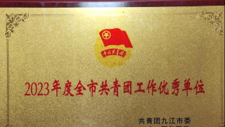 祝贺！九江市同文中学荣获2023年度全市共青团工作优秀单位