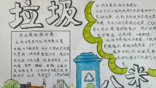 九江金安高级中学（九江石化中学）开展垃圾分类手抄报评选活动