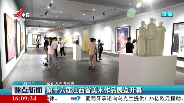 第十六届江西省美术作品展览开幕