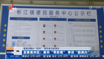 【直面问题纠“四风” 敢作善为抓落实】宜春袁州区：服务“零距离” 事项“圆满办”