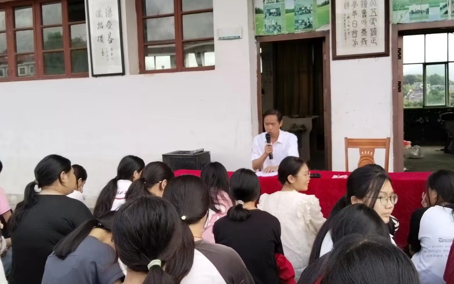 永丰潭城中学举行学考考前动员会：安全为首，士气高涨