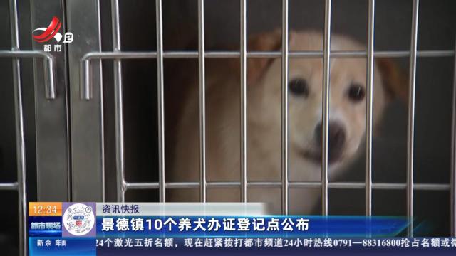 景德镇10个养犬办证登记点公布