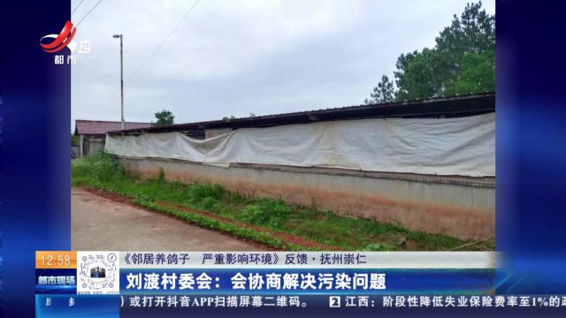 【《邻居养鸽子 严重影响环境》反馈·抚州崇仁】刘渡村委会：会协商解决污染问题