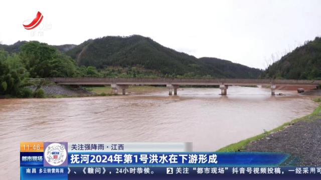 【关注强降雨】江西：抚河2024年第1号洪水在下游形成