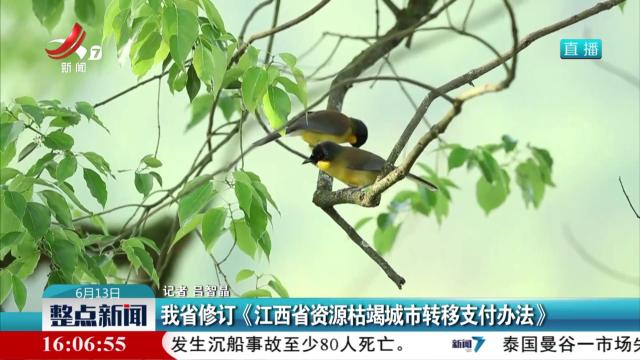我省修订《江西省资源枯竭城市转移支付办法》