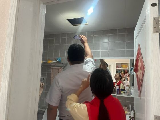 宜春市宜阳新区官园街道宜兴坤山片区：房屋漏水引民忧 网格员协调解难题