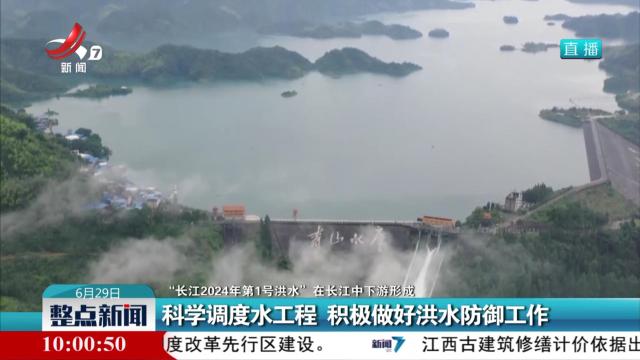 【“长江2024年第1号洪水”在长江中下游形成】科学调度水工程 积极做好洪水防御工作