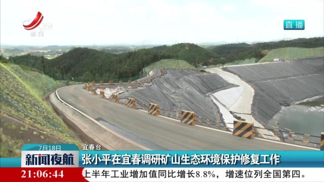 张小平在宜春调研矿山生态环境保护修复工作