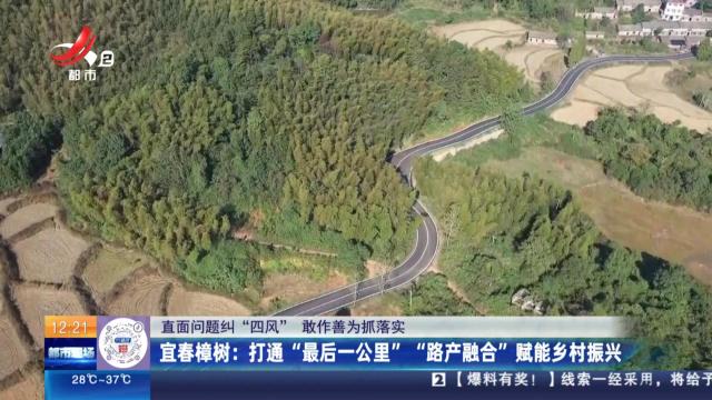【直面问题纠“四风” 敢作善为抓落实】宜春樟树：打通“最后一公里” “路产融合”赋能乡村振兴