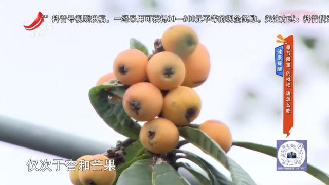 健康提醒——“季节限定”的枇杷 该怎么吃