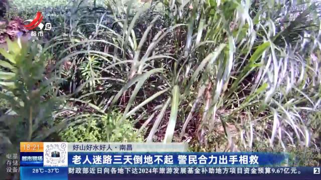 【好山好水好人】南昌：老人迷路三天倒地不起 警民合力出手相救