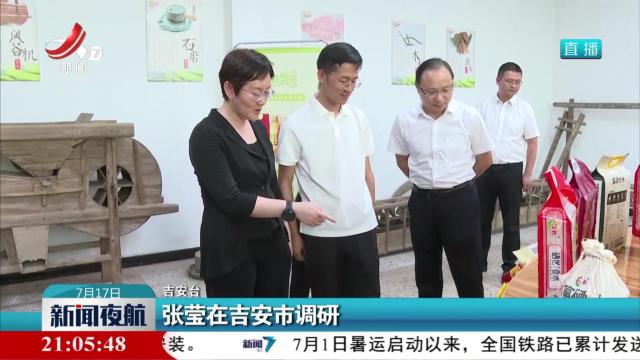 张莹在吉安市调研