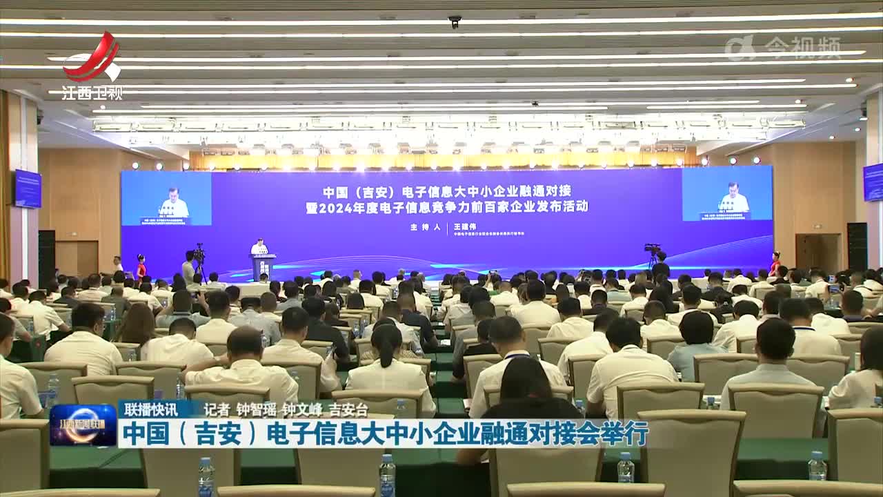 中国（吉安）电子信息大中小企业融通对接会举行