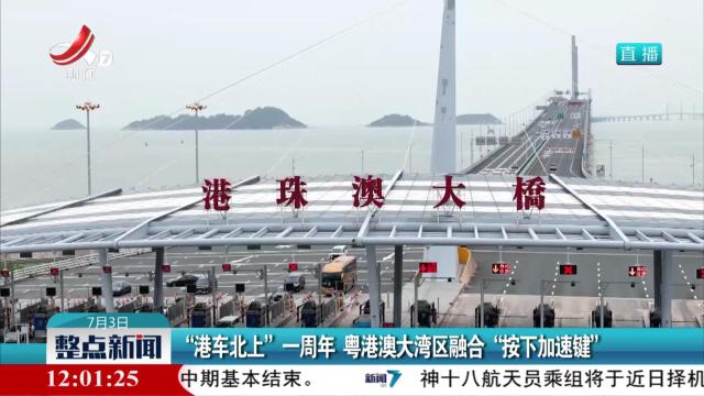 “港车北上”一周年 粤港澳大湾区融合“按下加速键”
