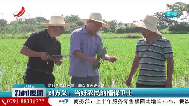 【新时代赣鄱先锋 群众身边好党员】刘方义：当好农民的植保卫士