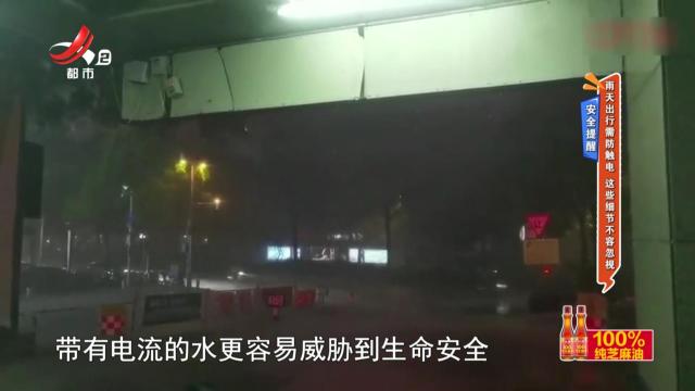 安全提醒——雨天出行需防触电 这些细节不容忽视