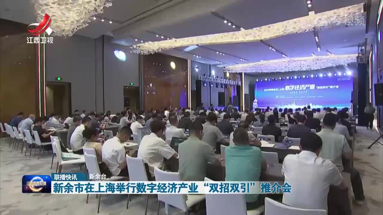 新余市在上海举行数字经济产业“双招双引”推介会