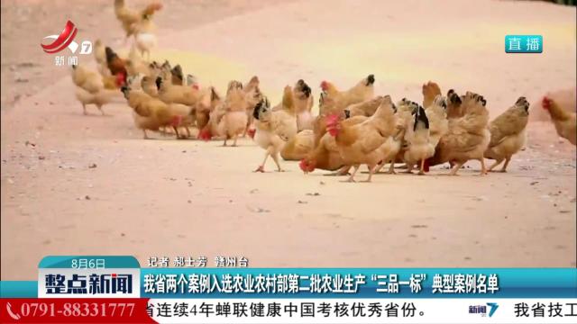 我省两个案例入选农业农村部第二批农业生产“三品一标”典型案例名单