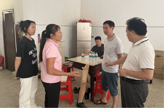 高安市残联开展装配辅助器具回访工作