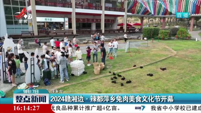 2024赣湘边·辣都萍乡兔肉美食文化节开幕